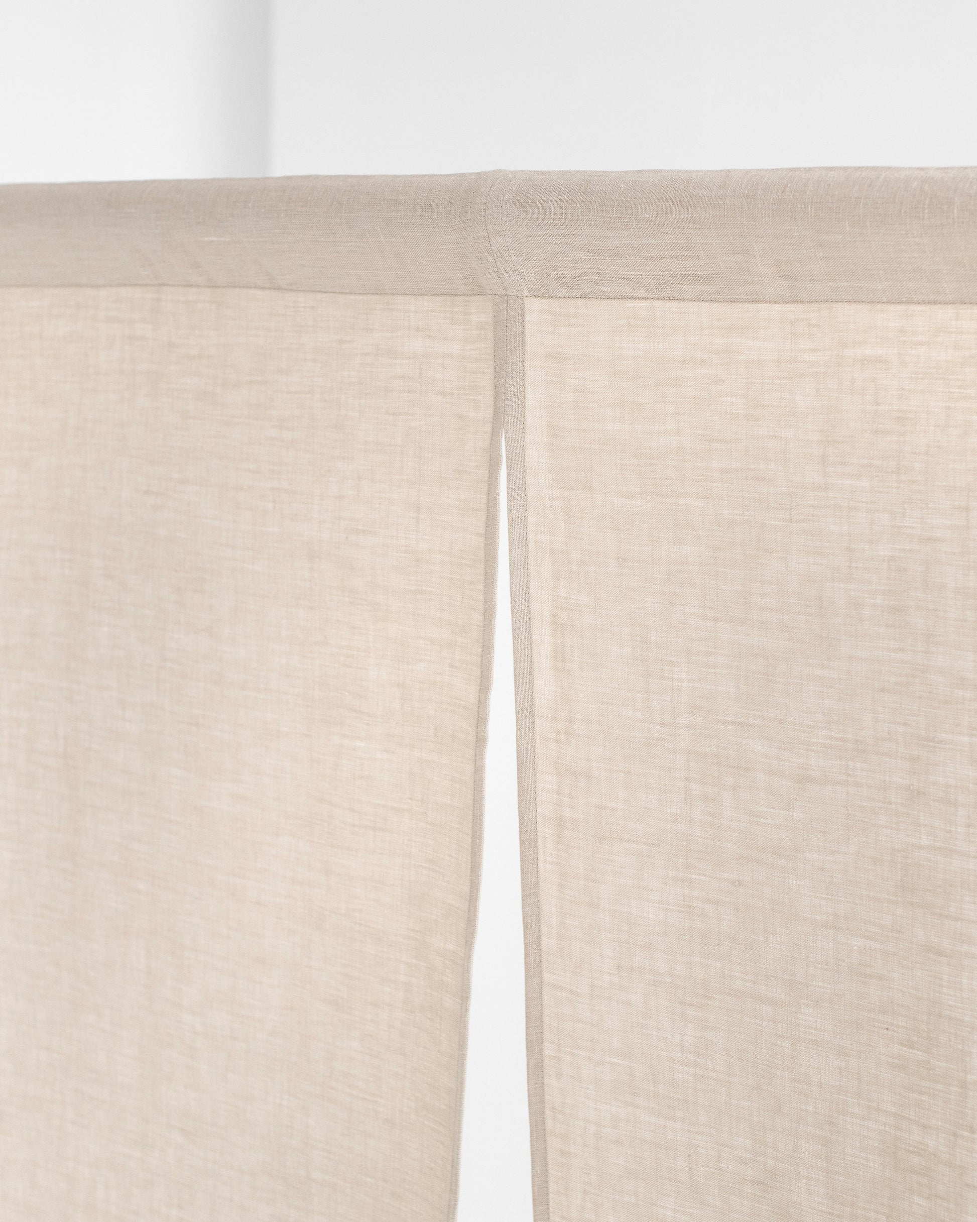Custom size linen noren curtains (1 pcs) in Natural linen - MagicLinen