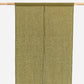 Custom size linen noren curtains (1 pcs) in Olive green - MagicLinen