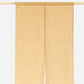 Linen noren curtains (1 pcs) in Sandy beige - MagicLinen
