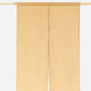 Custom size linen noren curtains (1 pcs) in Sandy beige - MagicLinen
