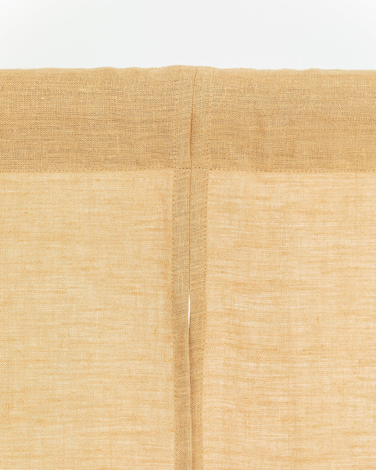 Custom size linen noren curtains (1 pcs) in Sandy beige - MagicLinen