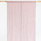 Custom size linen noren curtains (1 pcs) in Woodrose - MagicLinen