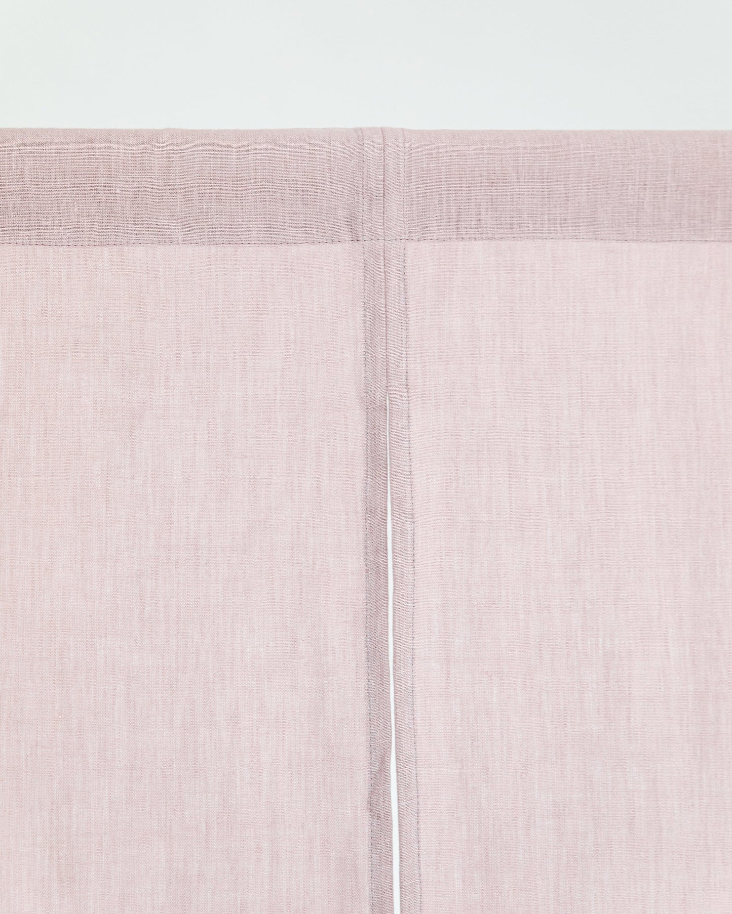 Linen noren curtains (1 pcs) in Woodrose - MagicLinen