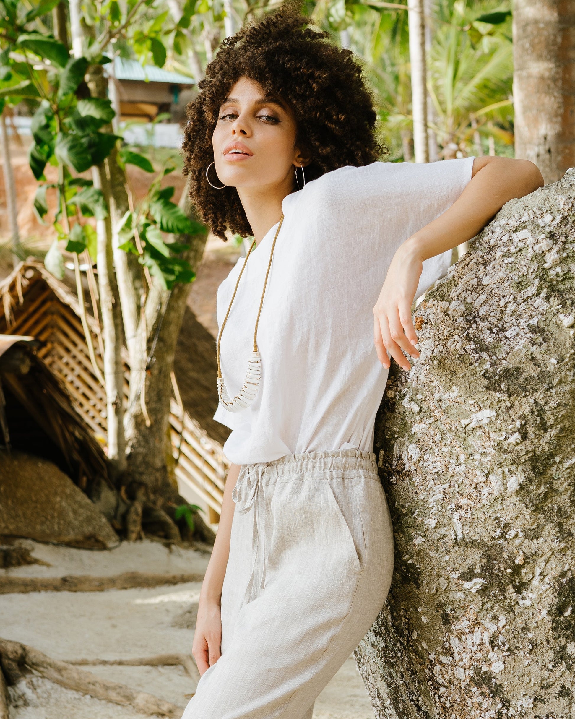 The Magic of the White Linen Pant  Cancun outfits, Summer outfits
