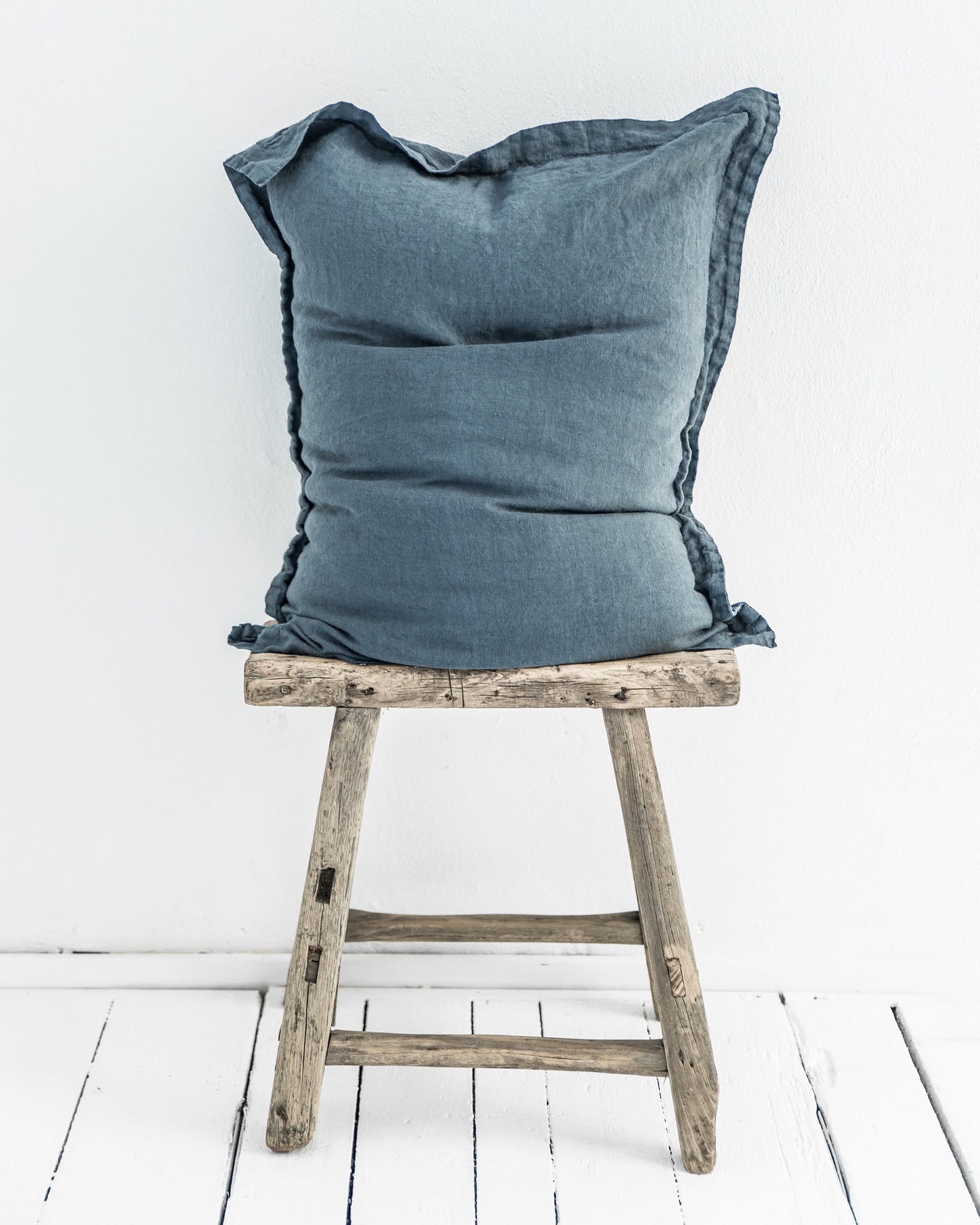 Linen pillow sham in Gray blue - MagicLinen