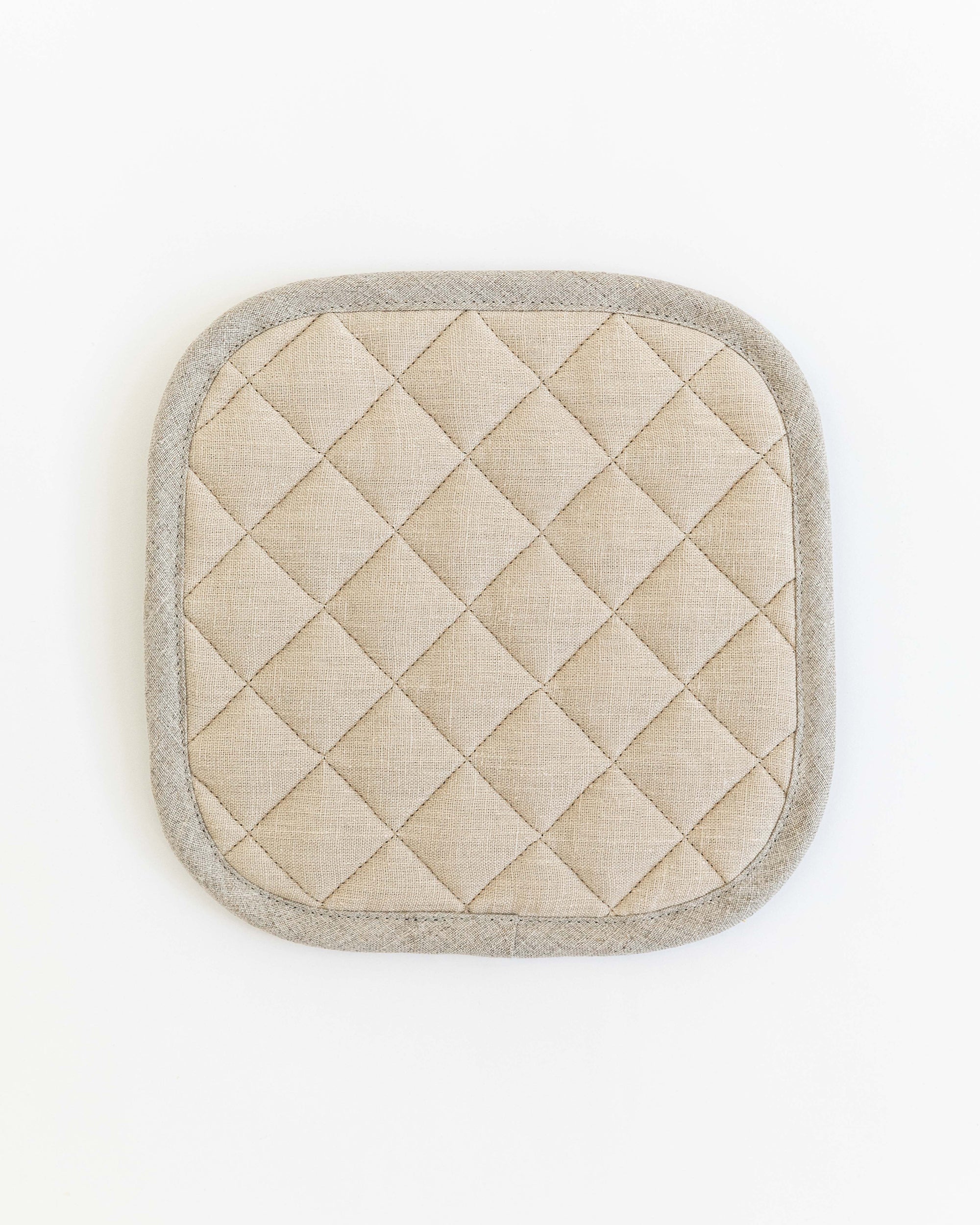 Linen pot-holder (1 pcs) in Natural linen