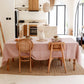 Custom size Woodrose linen tablecloth - MagicLinen