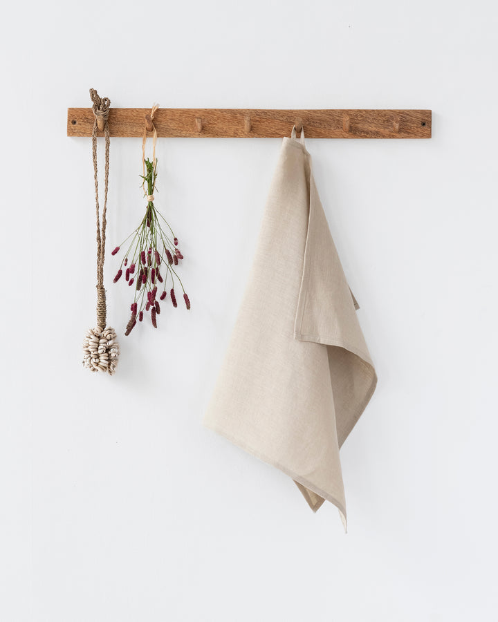 Linen tea towel in Natural linen - MagicLinen