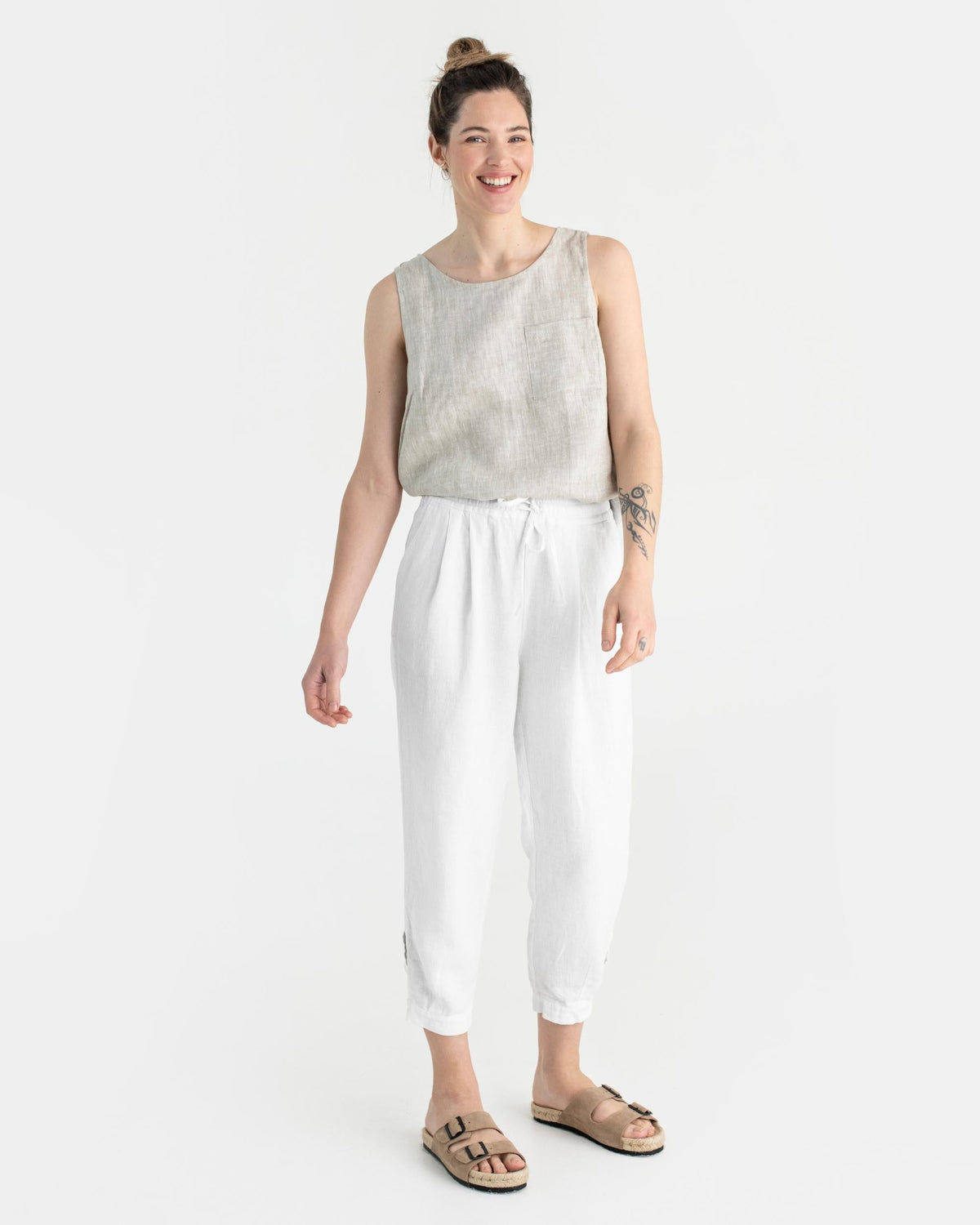 Tapered linen pants MONTAUK
