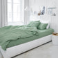 Custom size Matcha green linen pillowcase - MagicLinen