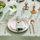Custom size Matcha green linen tablecloth - MagicLinen