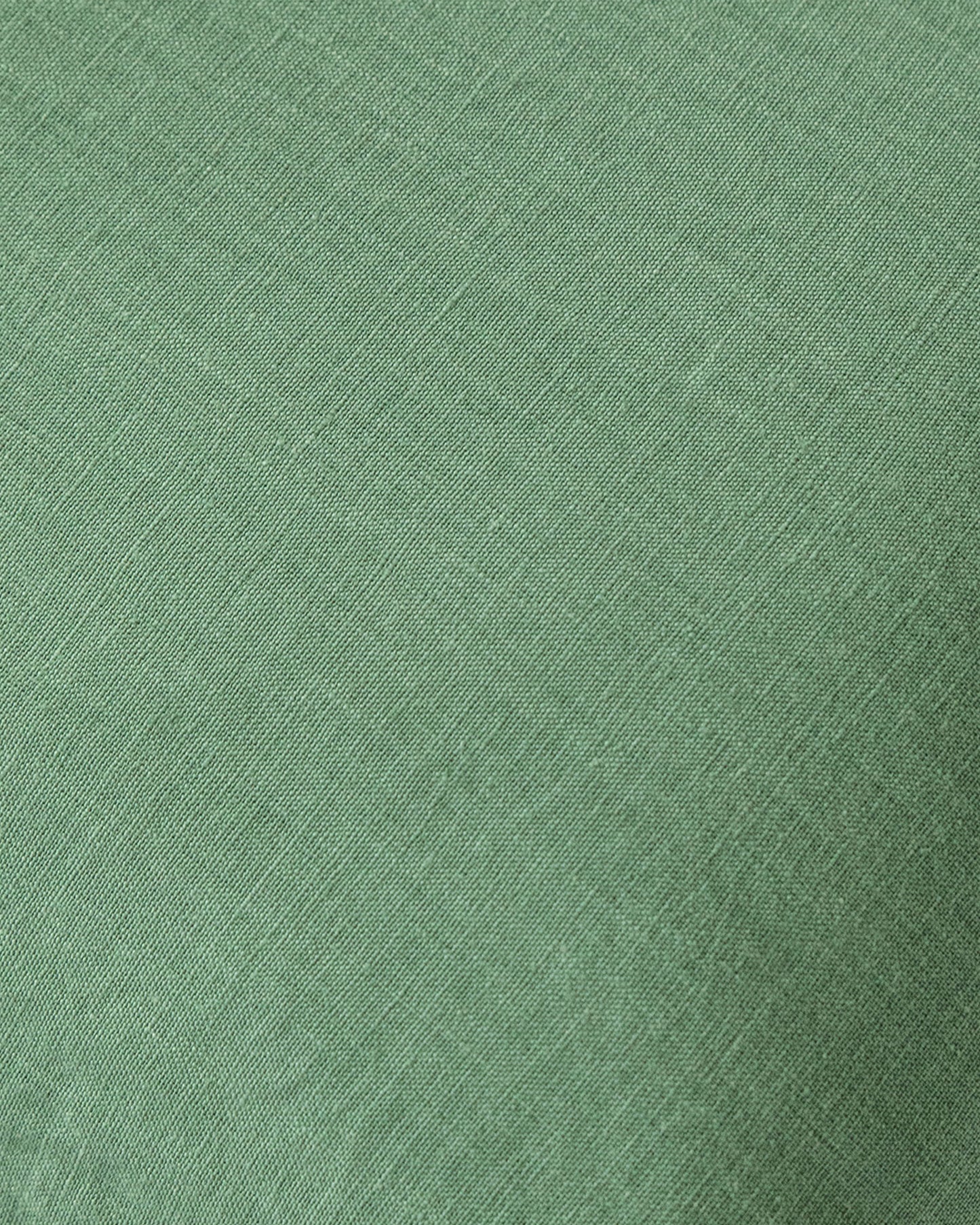 Ruffle trim linen tea towel in Matcha green - MagicLinen