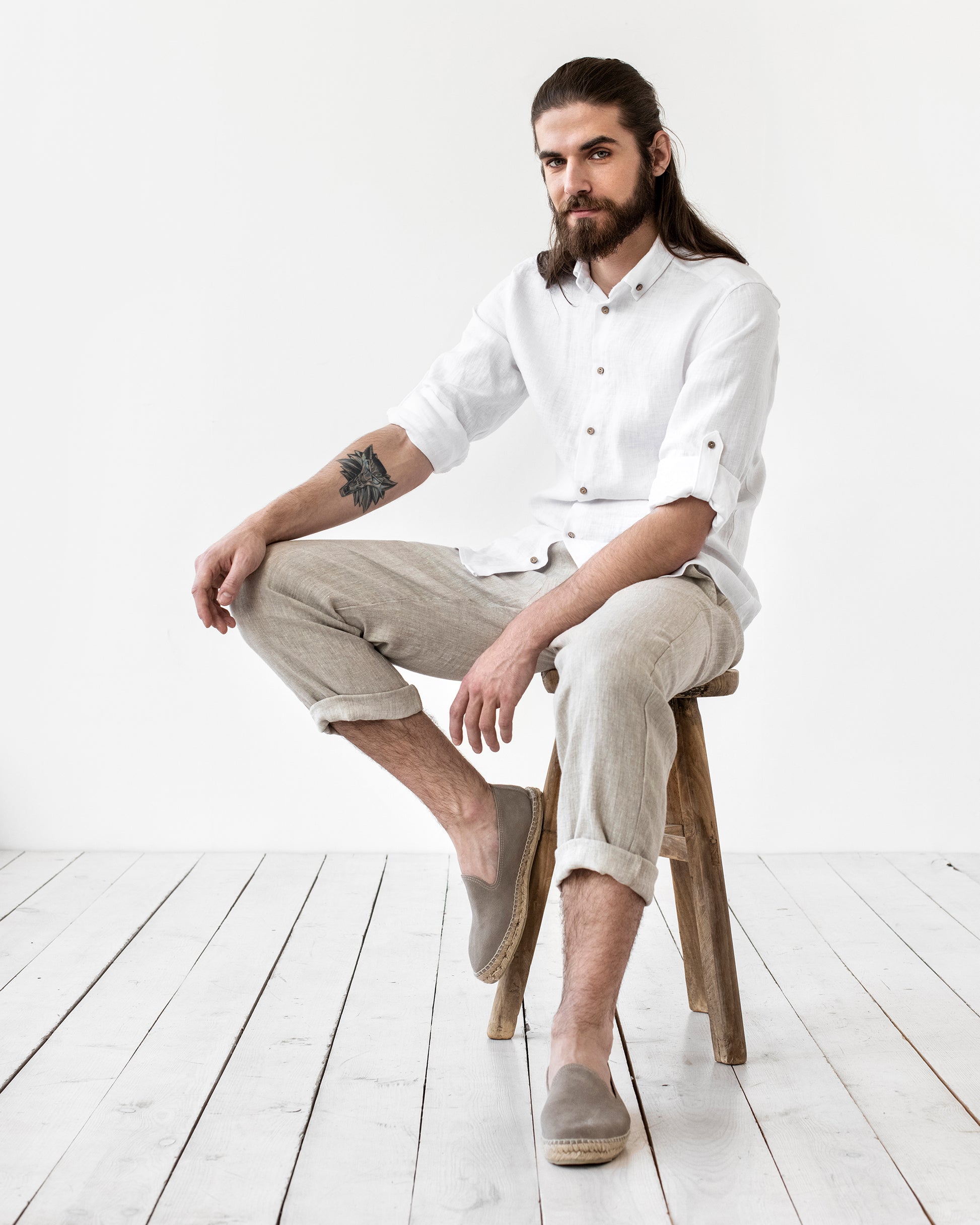 Mens Linen Pants PALERMO in Various Colors | MagicLinen Mens Linen Pants PALERMO in Various Colors | MagicLinen