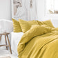 Custom size Moss yellow linen pillowcase - MagicLinen