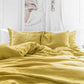 Custom size Moss yellow linen pillowcase - MagicLinen