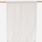 Custom size linen noren curtains (1 pcs) in Natural gingham - MagicLinen