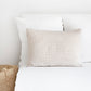 Custom size Natural gingham linen pillowcase - MagicLinen