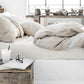 Custom size Natural linen duvet cover - MagicLinen