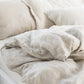 Custom size Natural linen duvet cover - MagicLinen