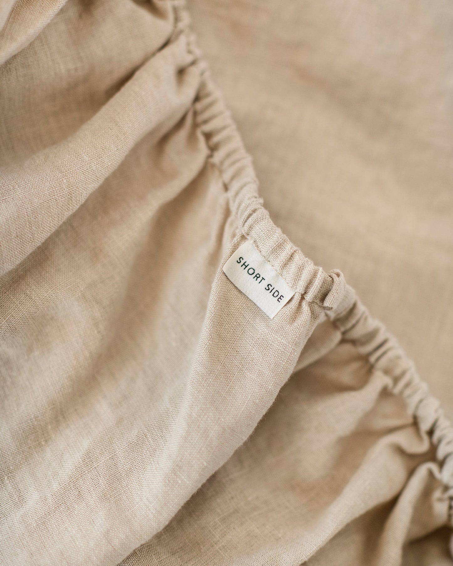 Custom size Natural linen fitted sheet - MagicLinen