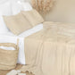 Custom size Natural linen flat sheet - MagicLinen