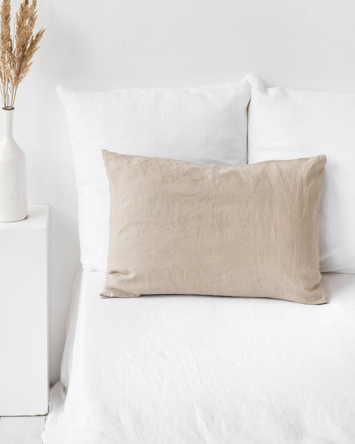 Custom size Natural linen pillowcase - MagicLinen