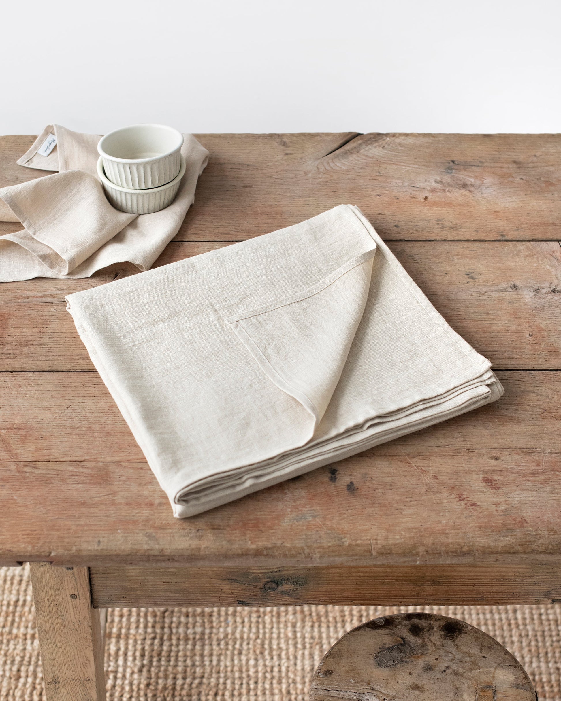 Natural Linen tablecloth - MagicLinen
