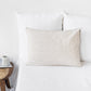 Custom size Striped in natural linen pillowcase - MagicLinen