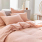 Custom size Peach linen pillowcase - MagicLinen
