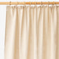 Custom size pencil pleat linen curtain panel (1 pcs) in Natural linen - MagicLinen