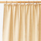 Pencil pleat linen curtain panel (1 pcs) in Sandy beige - MagicLinen
