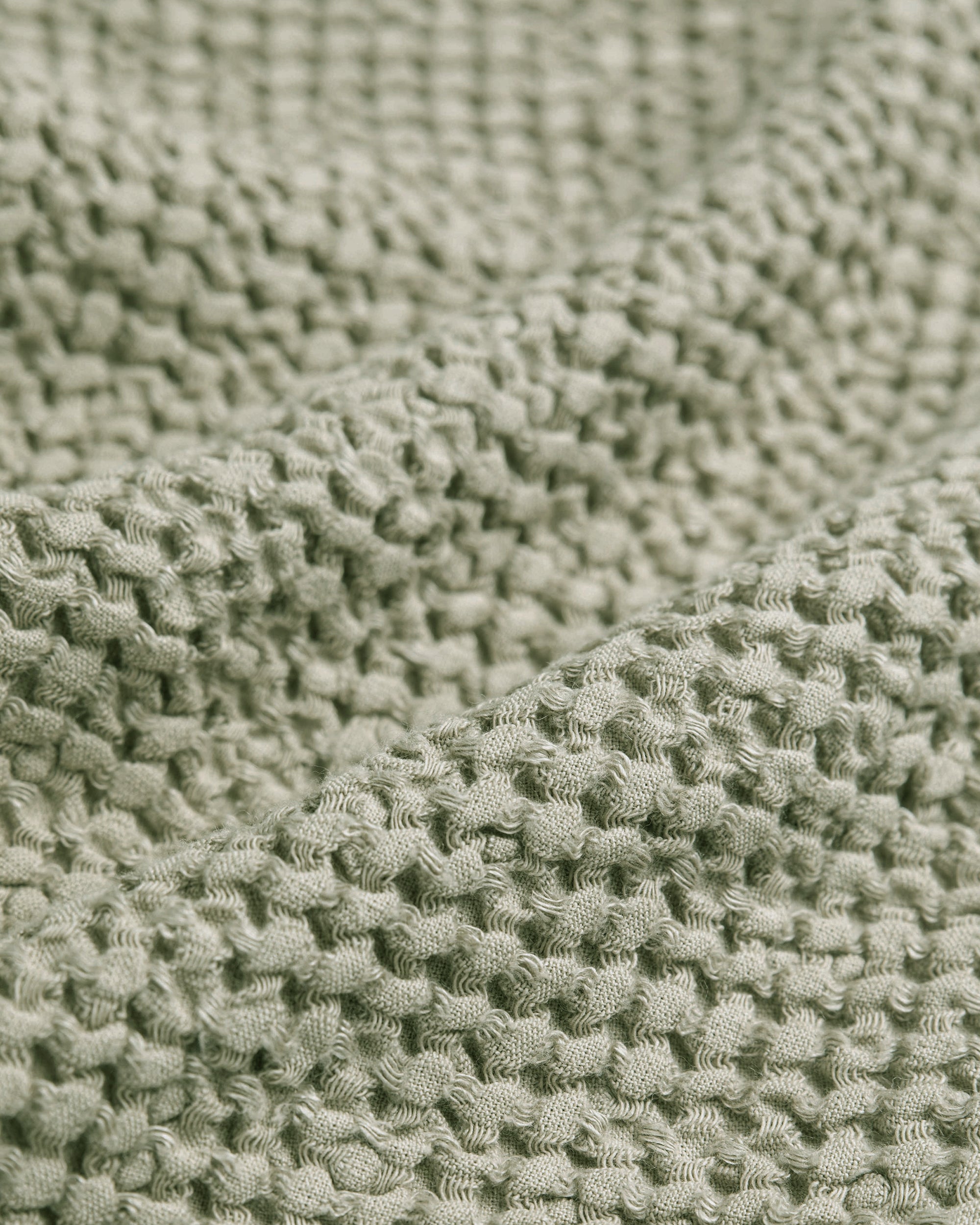 Magic linen waffle online blanket