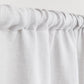 Custom size rod pocket linen curtain panel (1 pcs) in Light gray - MagicLinen