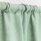 Custom size rod pocket linen curtain panel (1 pcs) in Matcha green - MagicLinen