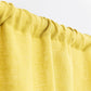 Custom size rod pocket linen curtain panel (1 pcs) in Moss yellow - MagicLinen