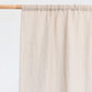 Custom size rod pocket linen curtain panel (1 pcs) in Natural linen - MagicLinen