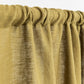 Custom size rod pocket linen curtain panel (1 pcs) in Olive green - MagicLinen