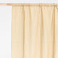 Custom size rod pocket linen curtain panel (1 pcs) in Sandy beige - MagicLinen