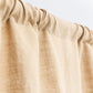 Rod pocket linen curtain panel (1 pcs) in Sandy beige - MagicLinen
