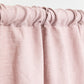 Custom size rod pocket linen curtain panel (1 pcs) in Woodrose - MagicLinen