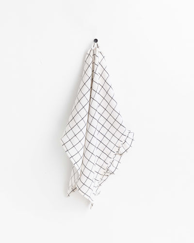 Linen Ruffle Trim Tea Towel – KATE MARKER HOME
