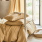 Custom size Sandy beige linen duvet cover - MagicLinen
