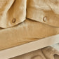 Custom size Sandy beige linen fitted sheet - MagicLinen