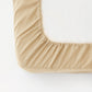 Custom size Sandy beige linen fitted sheet - MagicLinen