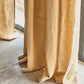 Tab top linen curtain panel (1 pcs) in Sandy beige - MagicLinen