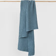 Waffle Bath Towel in Gray blue - MagicLinen