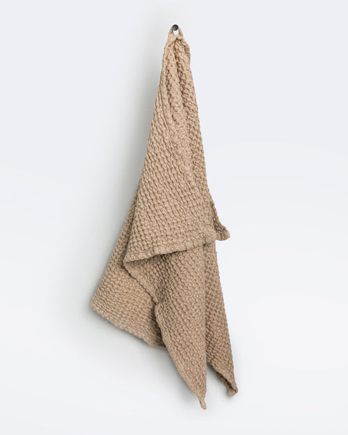 Waffle Kitchen Towel in Beige