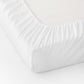 Custom size White linen fitted sheet - MagicLinen