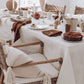 Custom size White linen tablecloth - MagicLinen