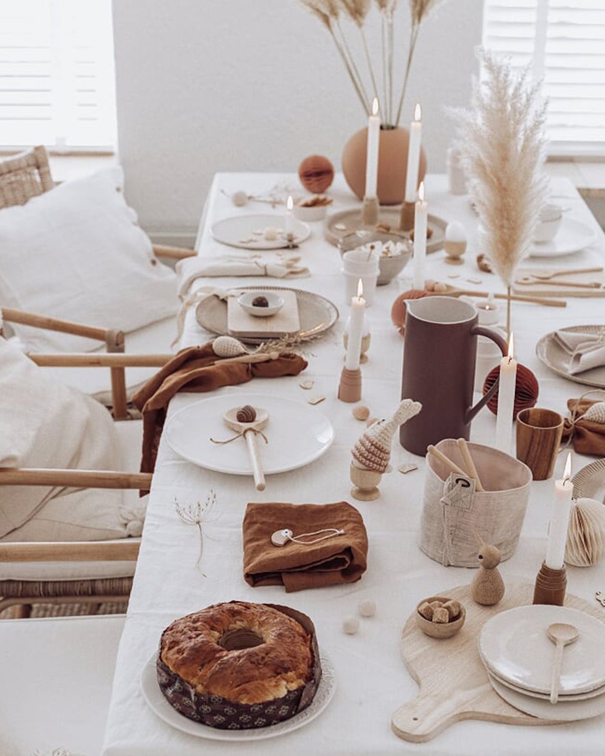Custom size White linen tablecloth - MagicLinen